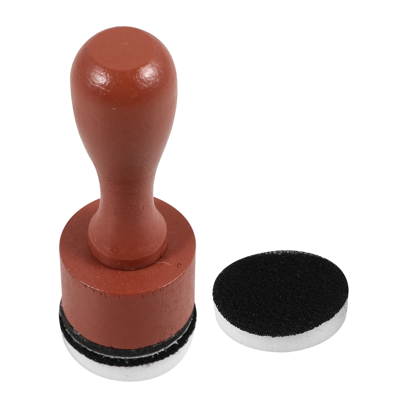 Mini Inkt Blending Tool Ronde Navulling Spons Pads 2 Platte Kop Sponzen Bruin Benodigdheden Embossing Nood Inkt Pads Crafting