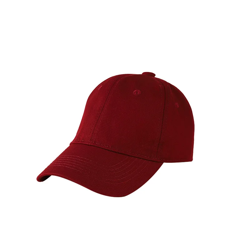 Casquette de Baseball en Coton avec Logo Personnalisé pour Homme et Femme, Chapeau Simple et Réglable, dehors en Plein Air, Vente en Gros