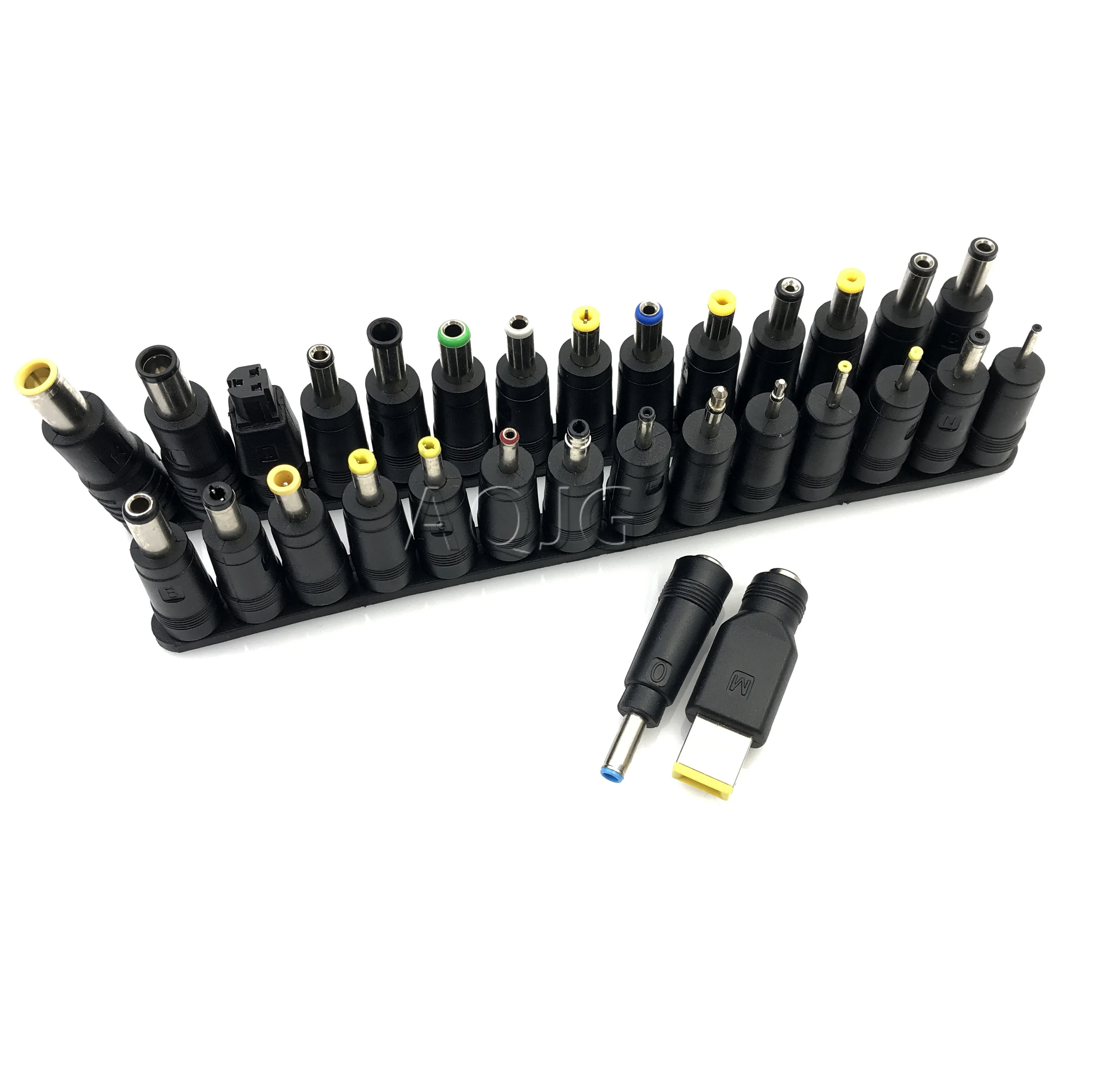 30pcs/Set Universal DC Power Supply Adapter Connector Plug DC conversion head DC jack  For laptop Computer AQJG