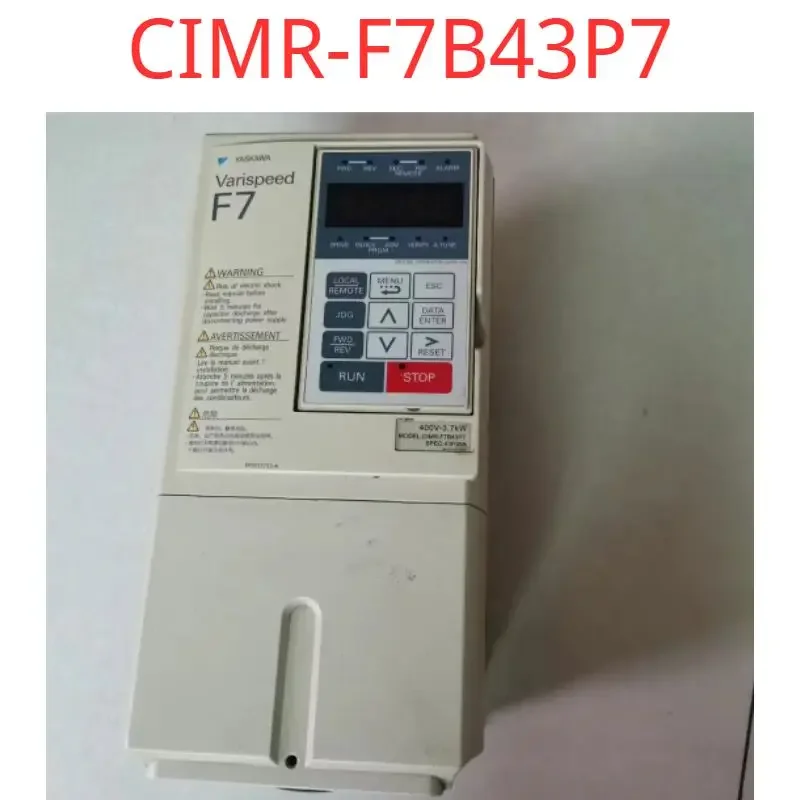 Second-hand test OK  F7 series inverter 3.7KW, CIMR-F7B43P7
