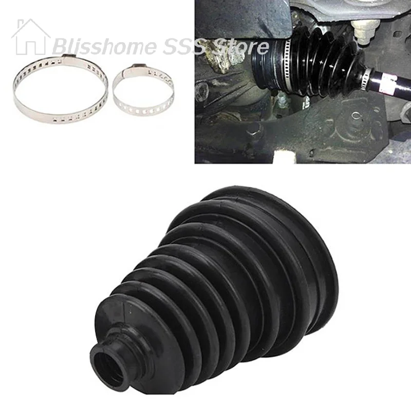 【S】Car CV Boot Kit Constant-Velocity Dust Cover Joint Constant-Velocity Dust Cover Elasticity Drive Anti-Aging Wear Universal