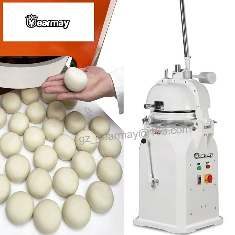 

Automatic Pizza Dough Divider Machine and Rounder Bakery Dough Divider Rounder Cookie Depositor Wire Cut Dough Divider Rounder