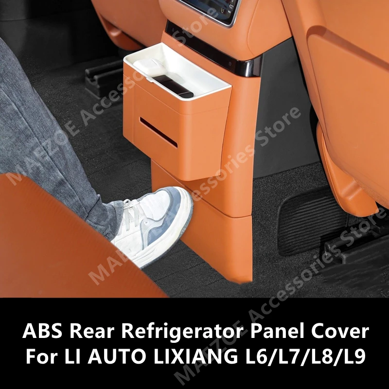 

For LI AUTO LIXIANG L6/L7/L8/L9 ABS Rear Refrigerator Panel Cover,Car Interior Decoration Modification Accessories Refit