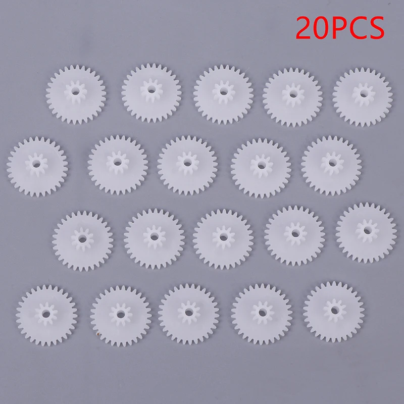 20pcs DIY Model Technology Spare Parts 30 Teeth Plastic Gears, Model 30102B Reduction Worm Gears For RC Car Robot Motor