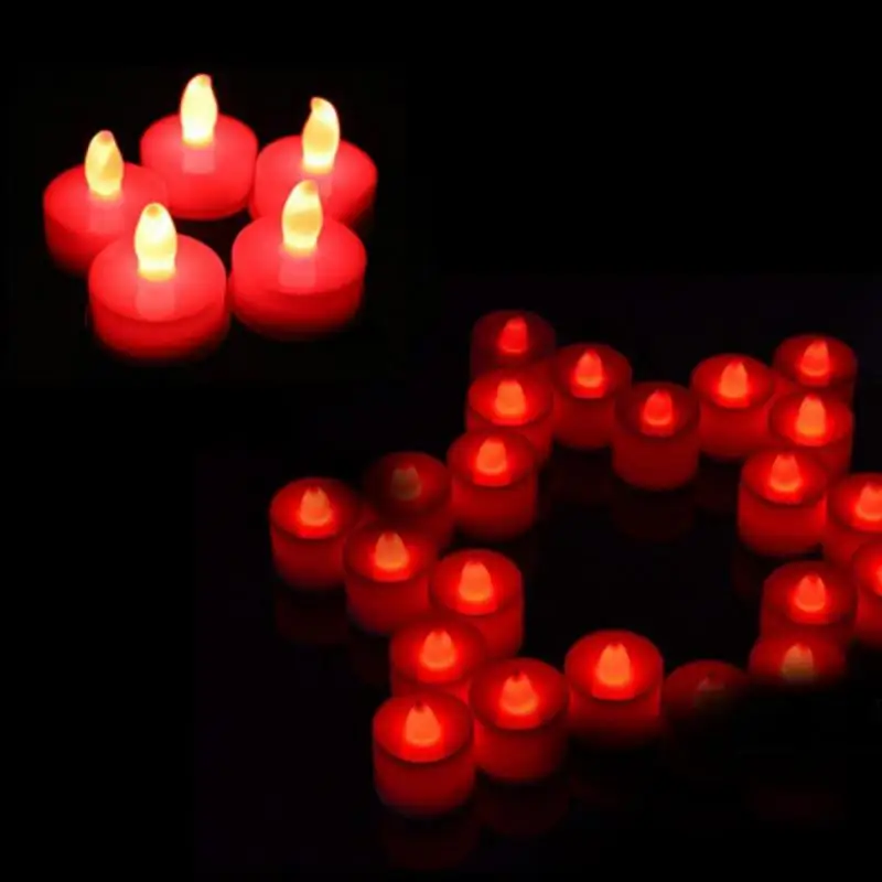 Colorful LED Candles Battery Operated Flameless Tealight Fake Candles Lamp Wedding Birthday Party Home Decoration Lights