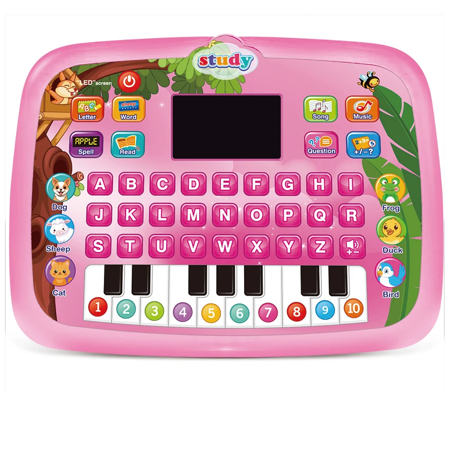 1 個の教育学習マシンのおもちゃ 3 歳以上の女の子男の子ギフト誕生日プレゼント (子供用コンピュータ)