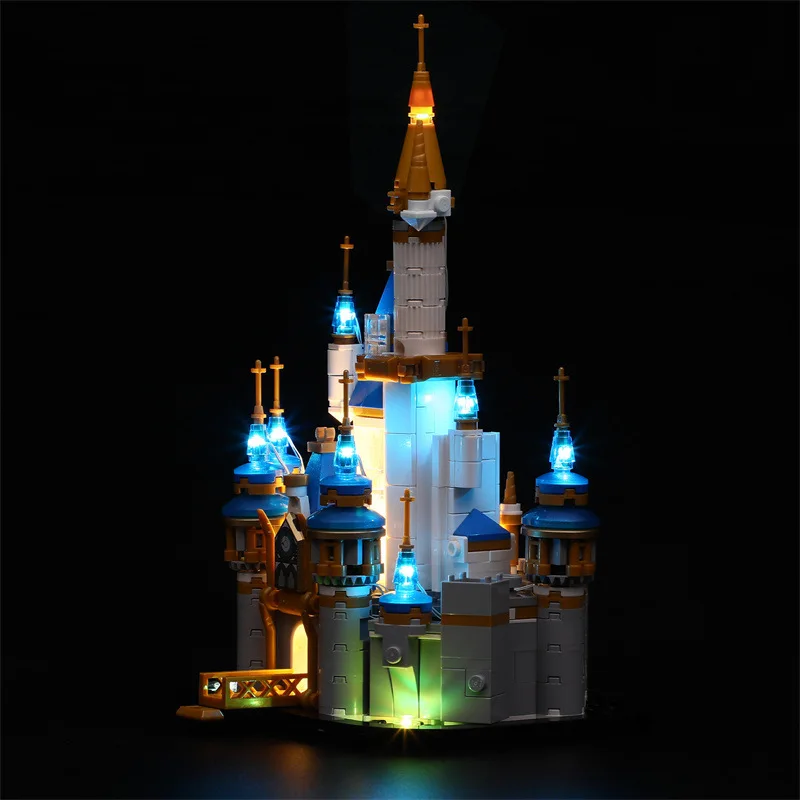 DIY LED Light Kit For LEGO 40478 Mini 50th Aniversary Castle Princess House (Only LED Light,Without Blocks Model)