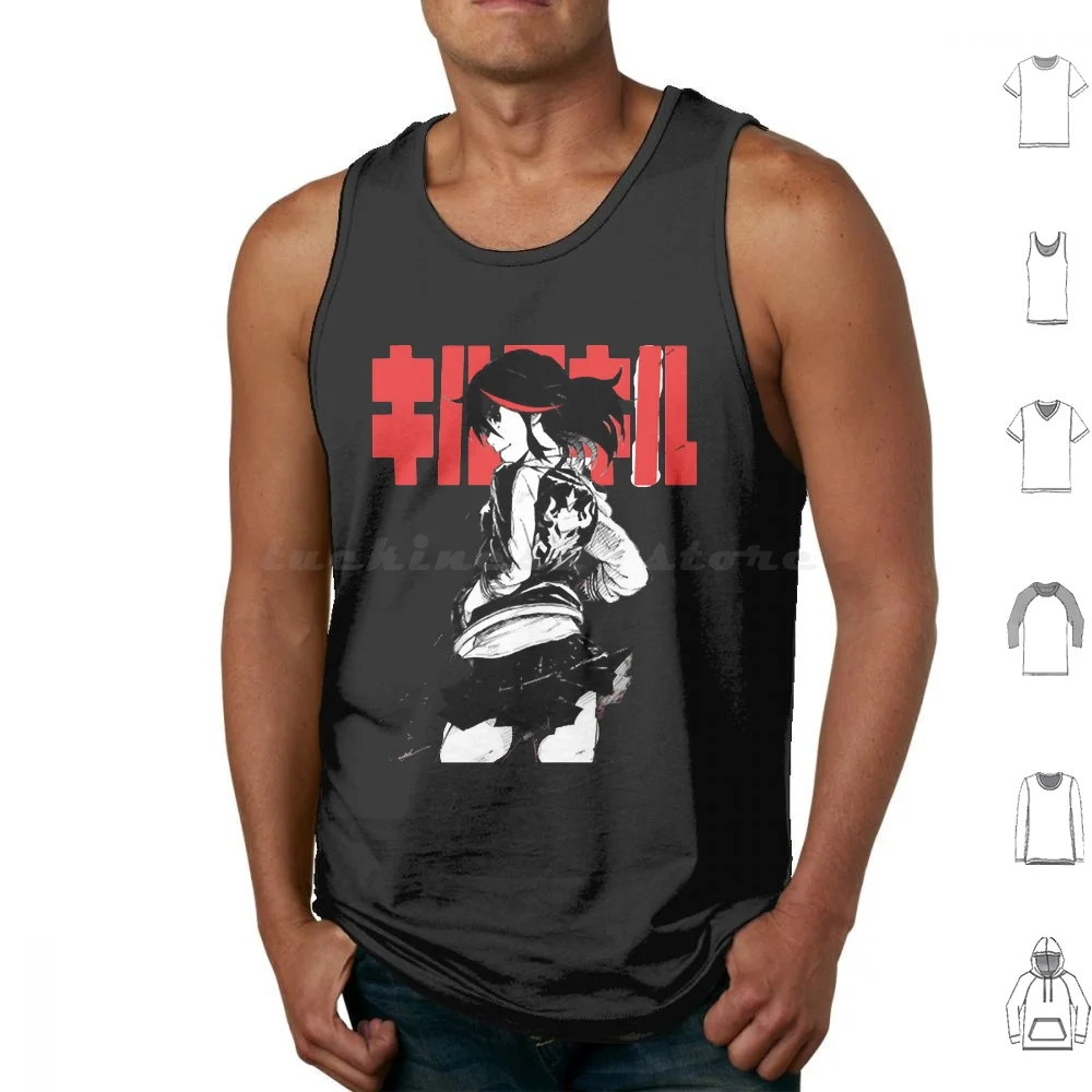 Camiseta sin mangas de La serie Kill La Kill Ryuko, chaleco bonito de Anime