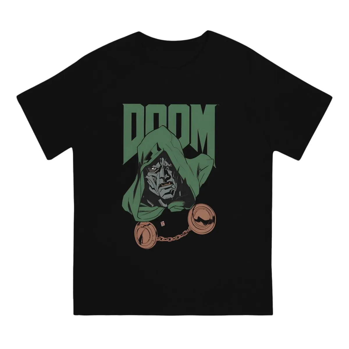 Novelty Doctor Doom T-Shirt for Men O Neck Pure Cotton T Shirts Marvel Doctor Doom Short Sleeve Tees Gift Idea Tops