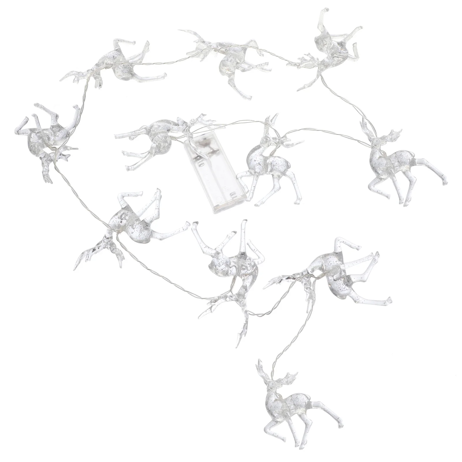 1 قطعة عيد الميلاد الرنة مصباح سلسلة عيد الميلاد مصباح ليد سلسلة الزخرفية ضوء مهرجان الحفلات جو ساحر دافئ