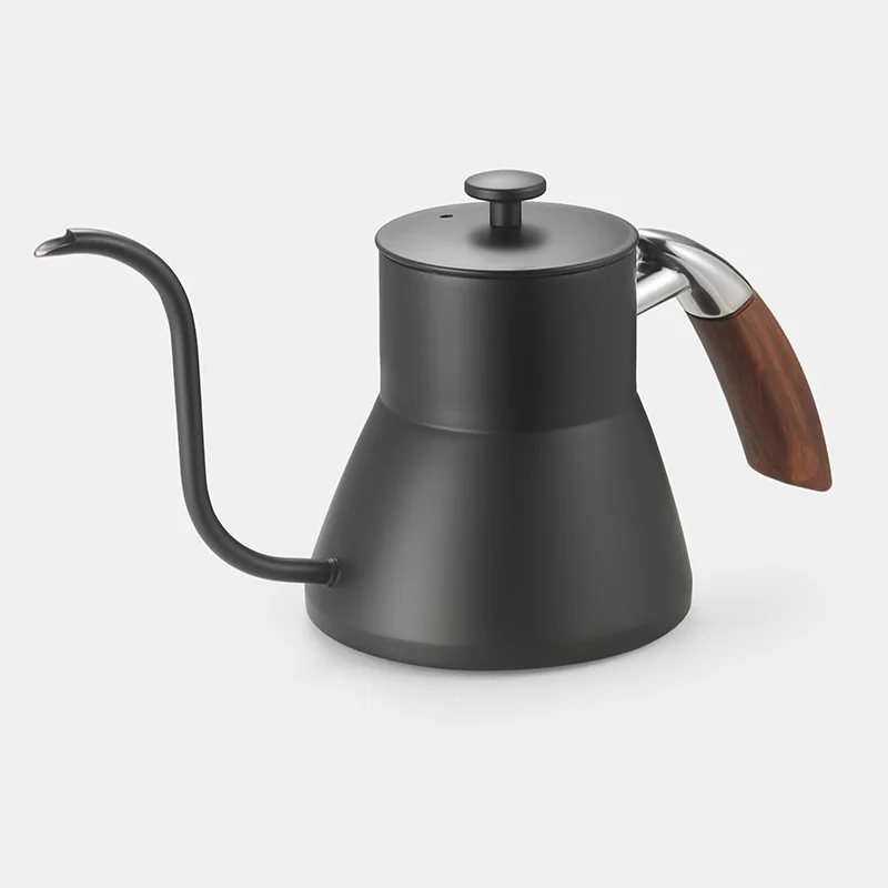 304 stainless steel coffee hand brewing pot hanging ears hand brewing pot dripping long mouth thin mouth outdoor coffee