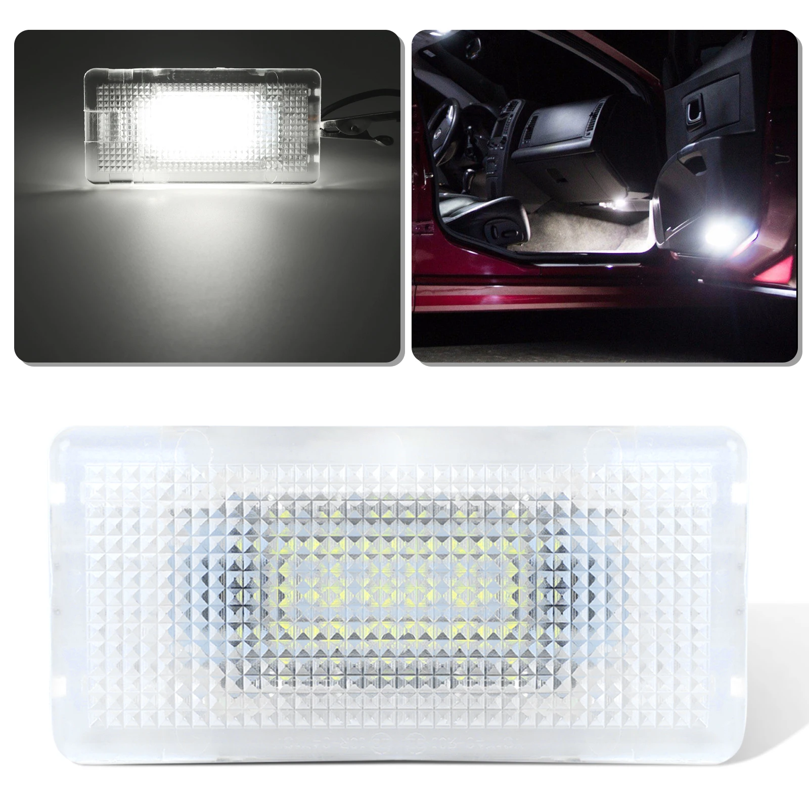 1X LED Luggage Trunk Light Glove Box LED Light 12V 6500K For BMW E46 E60 E60 F01 F10 F11 E61 E65 E66 E90 E91 E92 BMW Accessories