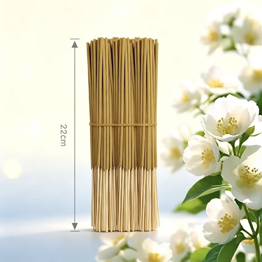 22cm Jasmine Fragrance Incense Sticks, Gentle Scent for Creating Nice Home Atmosphere