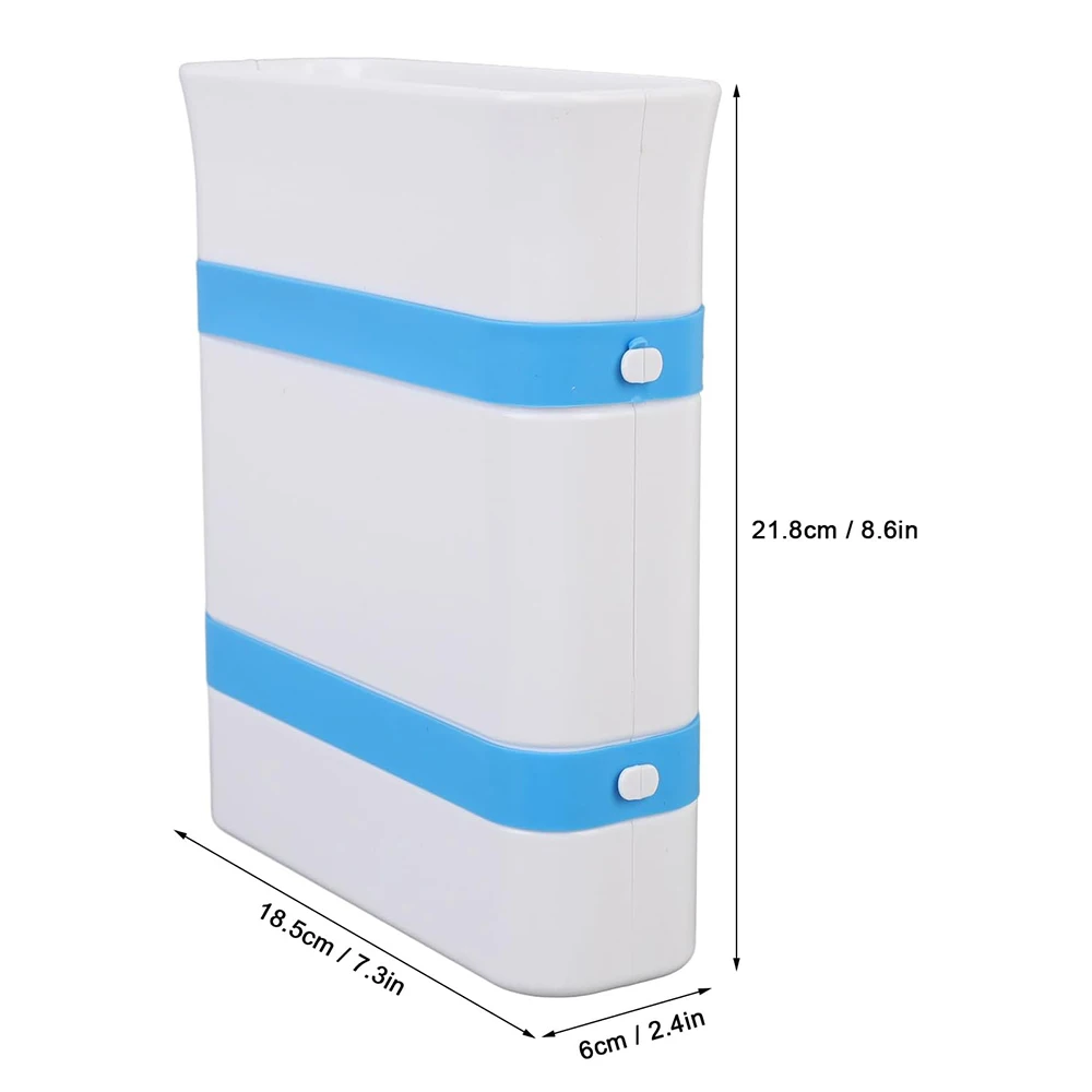 Freezer Food Block Maker 6-Cup Freezer Bag Holder for Gallon Bags Meal Prep Bag Container to Freeze Soup and Leftovers