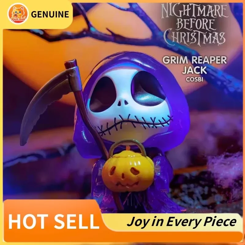 

New Genuine Hottoys Night Screams Christmas Blind Box Mini Figurine Display Collected Desktop Creative Puzzles Handmade Surprise
