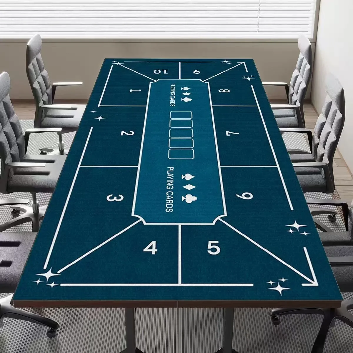 

Leather Desk Pad Protector For Poker Gaming Board Game Mouse Pad Office Desk Mat Waterproof Non-Slip PU Desk Blotter Pad