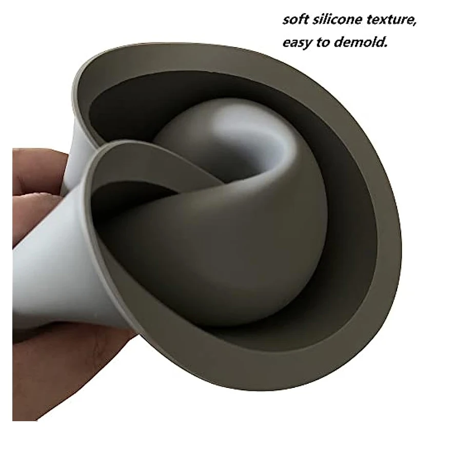 Big Flowerpot Cement Mold, Round Silicone Molds for Plaster Pot,Durable Inner Mold with Plastic Shell, Large Candle Vessel Mold view 5