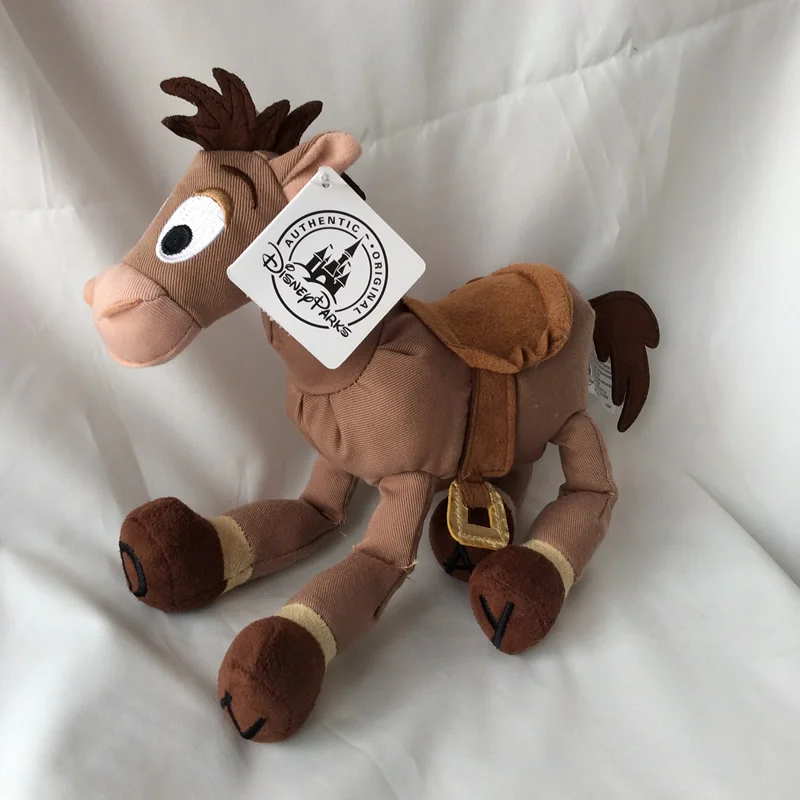 Disney Toy Story Woody Sheriff Bass Bullseye Stuffed Animals Cute Horse Cartoon 25cm Plush Doll Birthday Gift For Kids Plush Toy