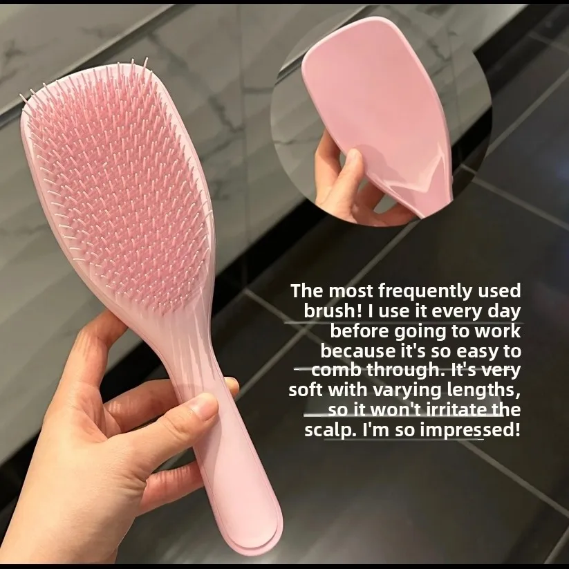 Women's Hair Comb Anti-knot Airbag Comb Massage Comb Easy to Use Hair Care Tool Family Personal Cleaning Supplies