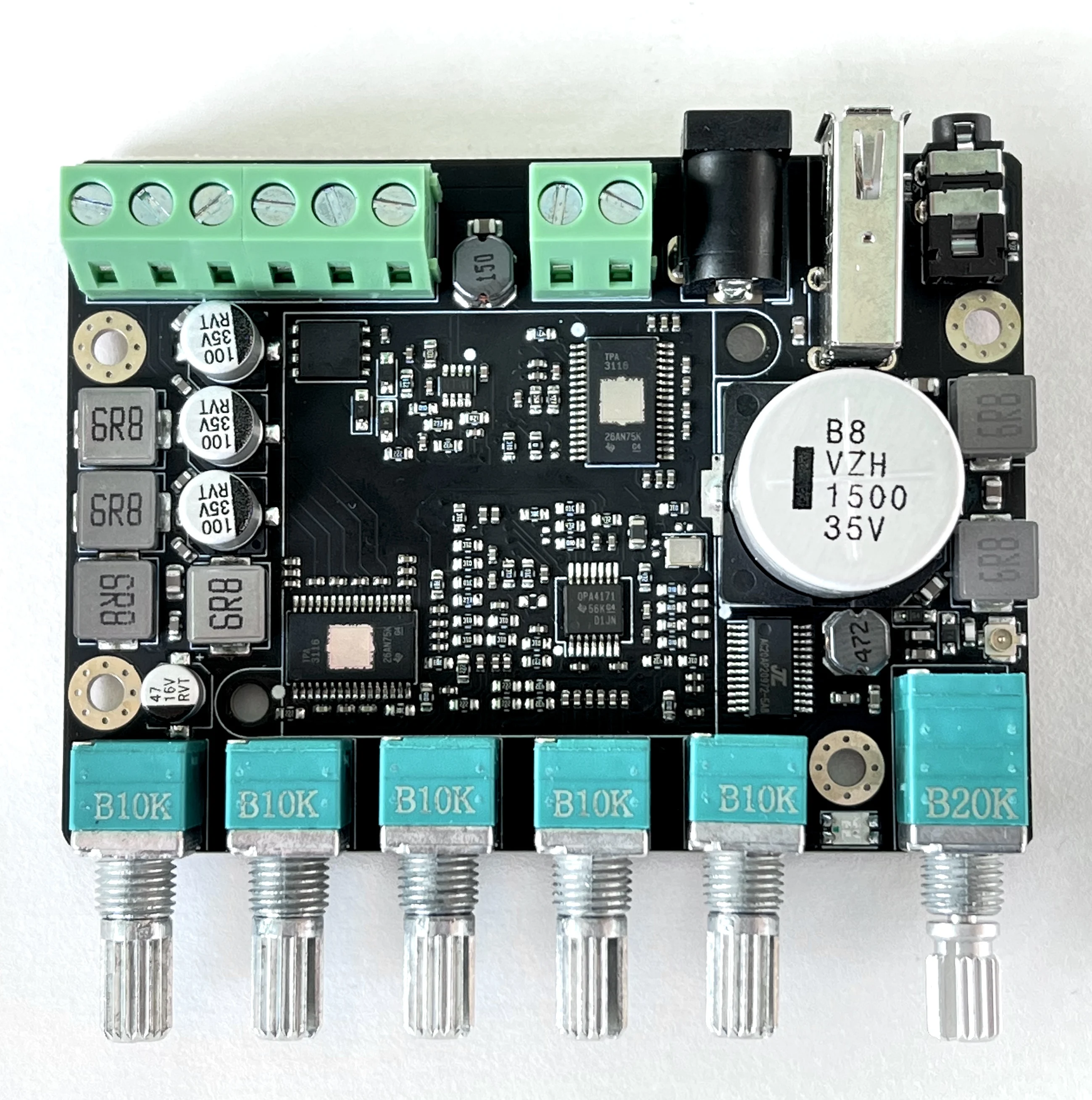 Плата цифрового усилителя Nvarcher TPA3116 2,1, 2*50 Вт + 100 Вт