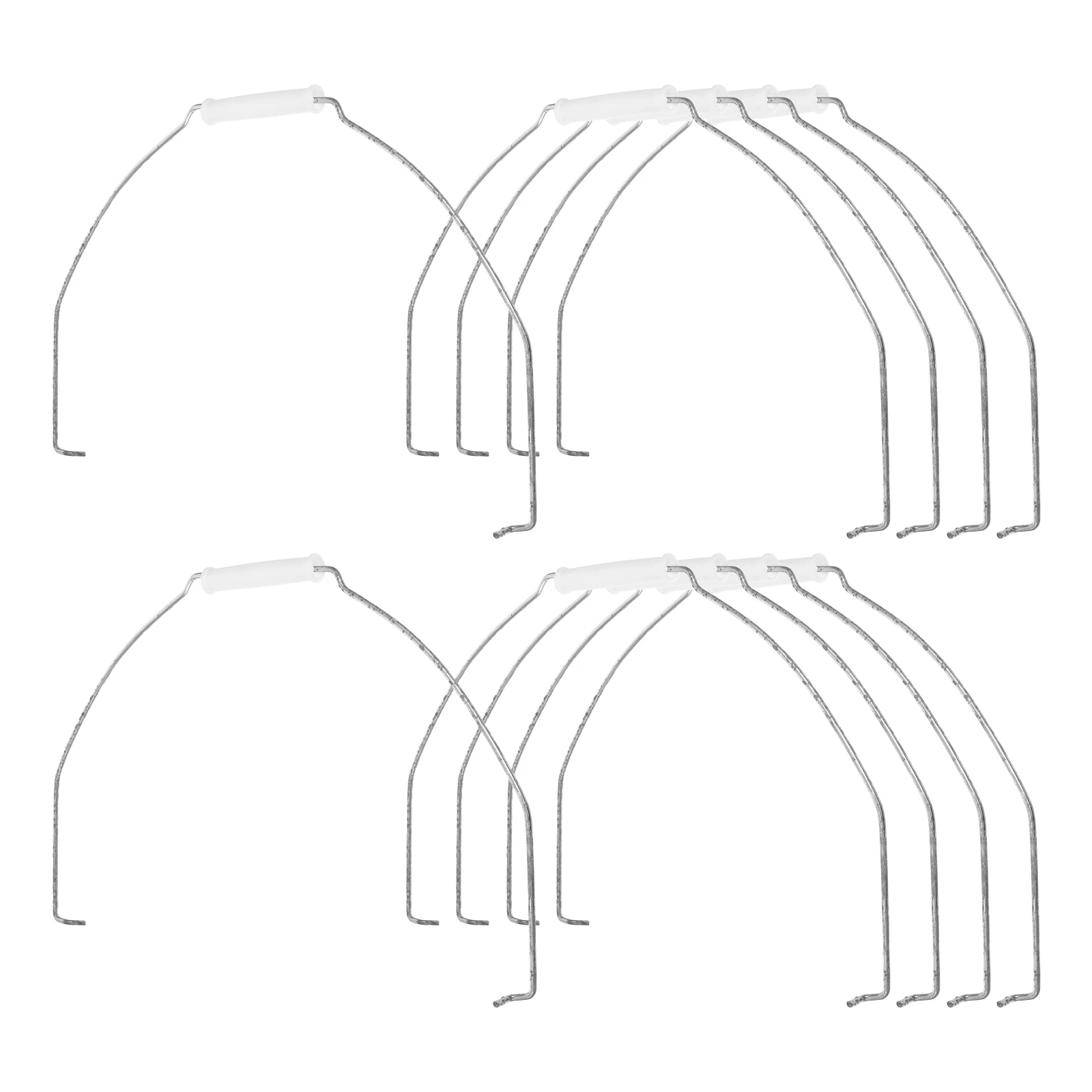 

10pcs Iron Handle 10L 20L Buckets Ergonomic Handle For Storage Bucket Replaceable Pail Grip Durable Metal Handles Storage Bucket