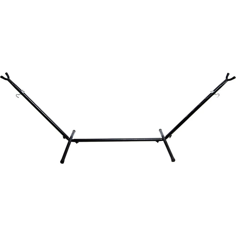 Soporte para hamaca de acero ajustable, resistente a la intemperie, fácil de montar, 9 pies, capacidad de 450 libras