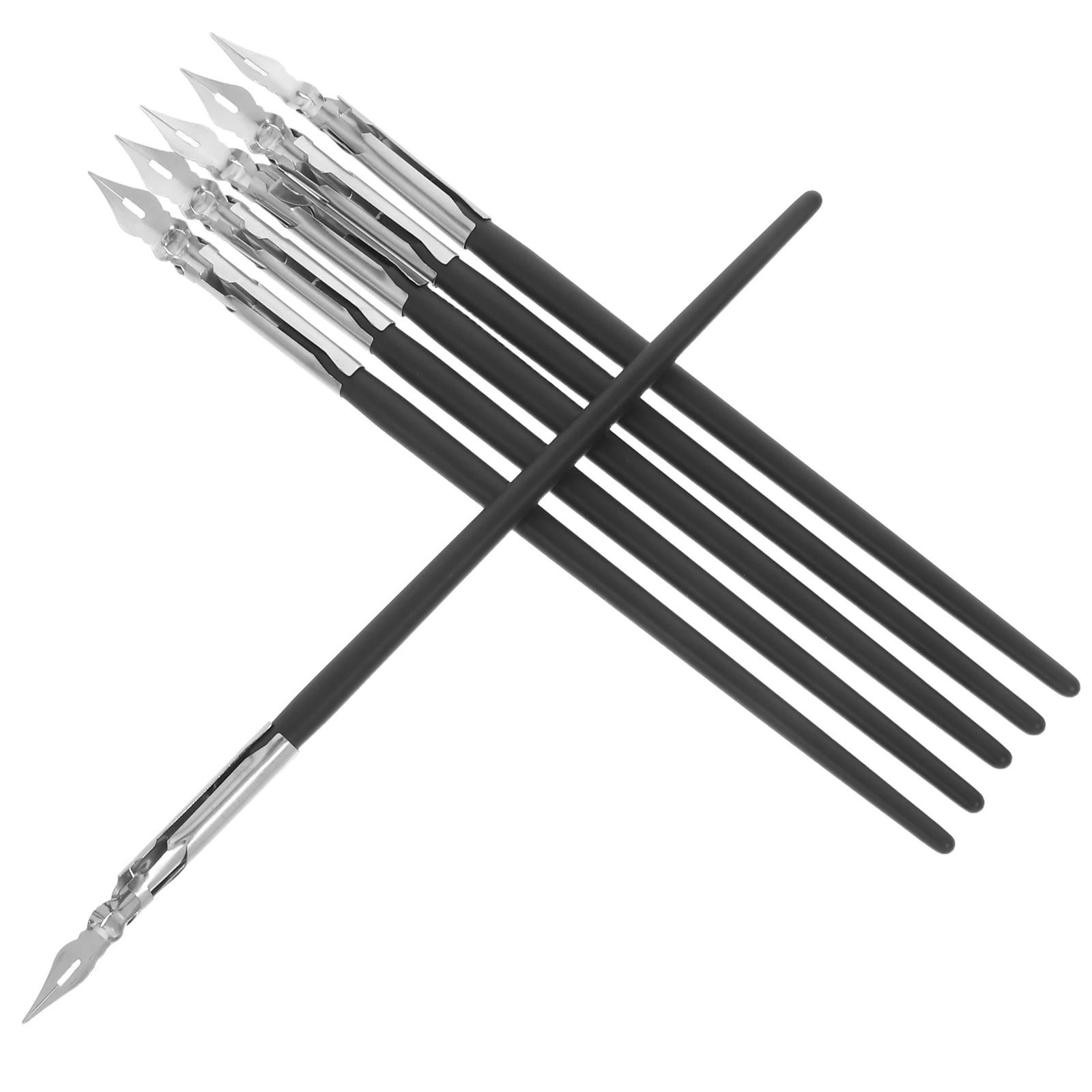 

6 Pcs Dip Pen Artistic Drawing Calligraphy Writing Comic Sketch Metal Cartoon Tool Student Manga Caligraphy