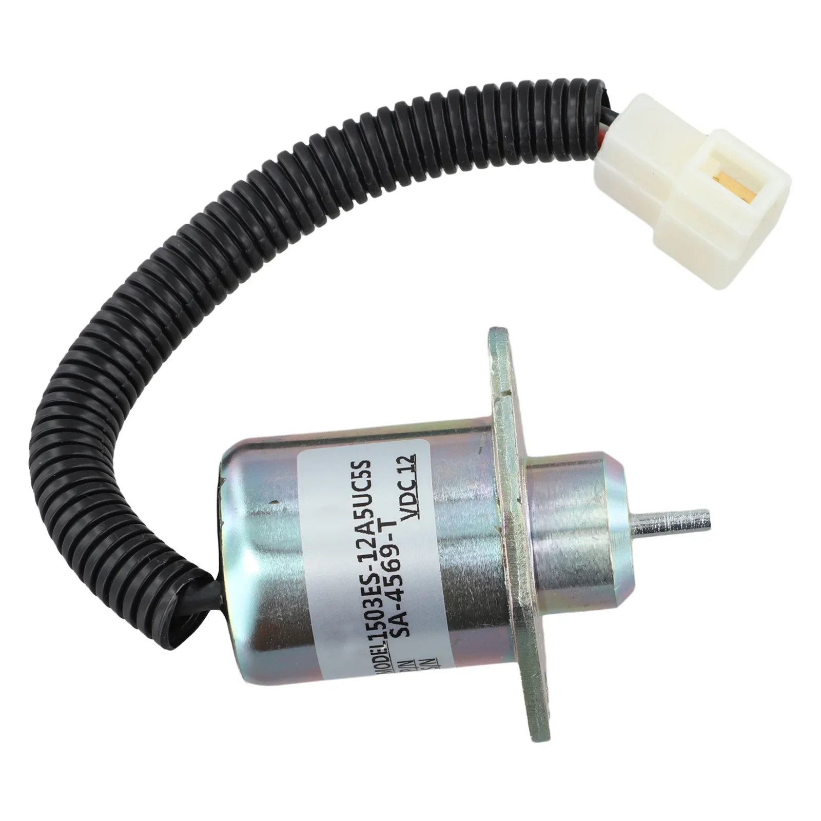 Construction Machinery 12V Flameout Valve Machinery Maintenance 12V Solenoid Valve Accessory For Construction Vehicles