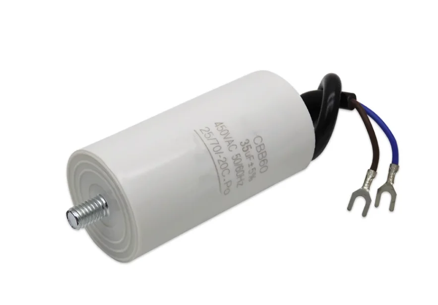 

CBB60 Starting Capacitor 6uF~60uF Motor Capacitor 50 / 60Hz 450VAC with M8 screw for electric motor/washing machine