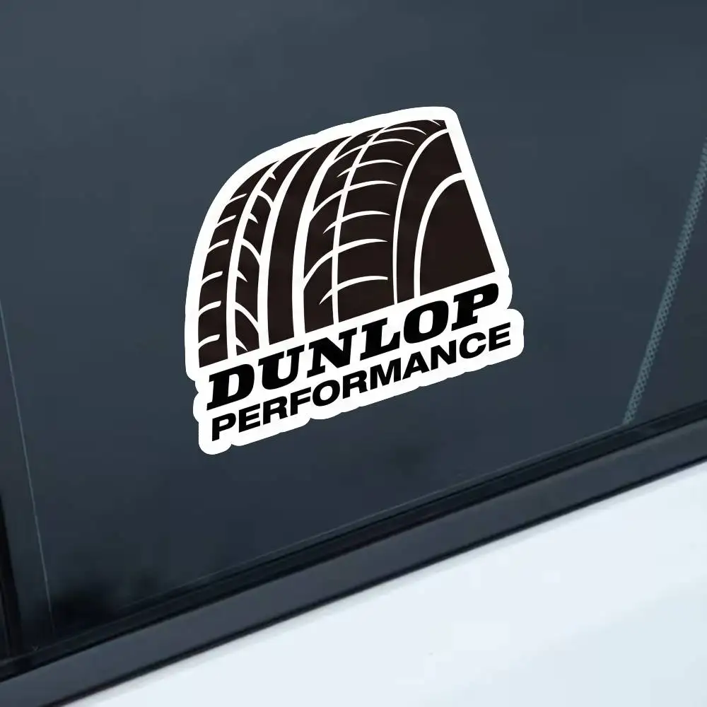 

For Dunlop Waterproof Stickers For Decorating Car Windows Motorcycles And Computers.