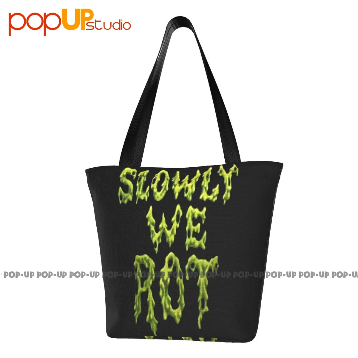 Obituary Slowly We Rot Death Metal P-303 Commute Handbags Lunch Bag Shopping Bag Eco-Friendly