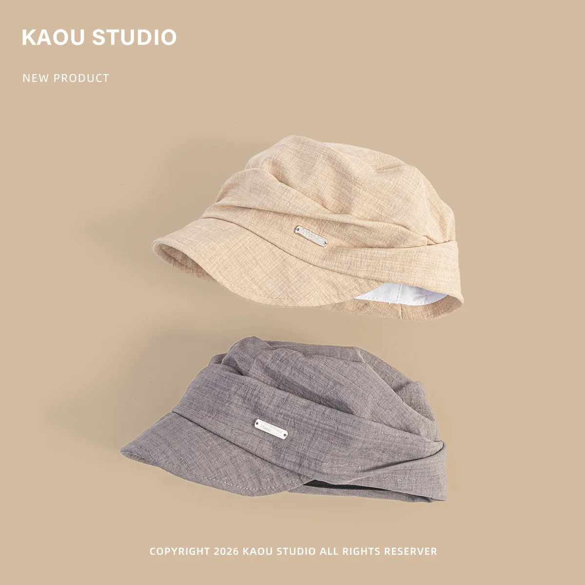 Cotton and linen beret for women spring & falleasiest for match thin retro newsboy hat sun protection equestrian hat
