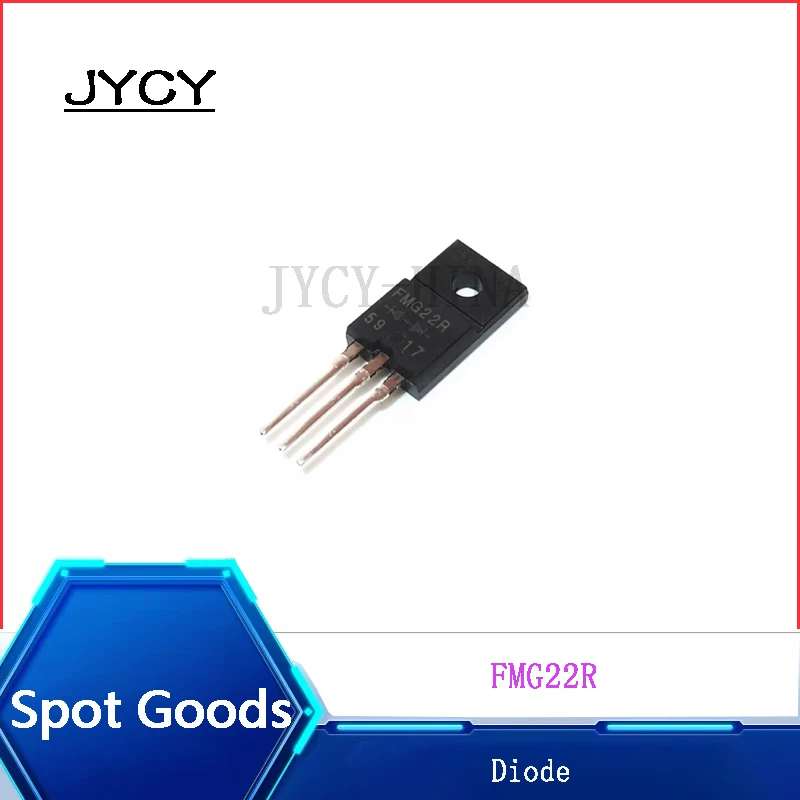 2PCS/lote diode FMG22R  FMG22S  To-220F 10A 200V  Fast recovery diode