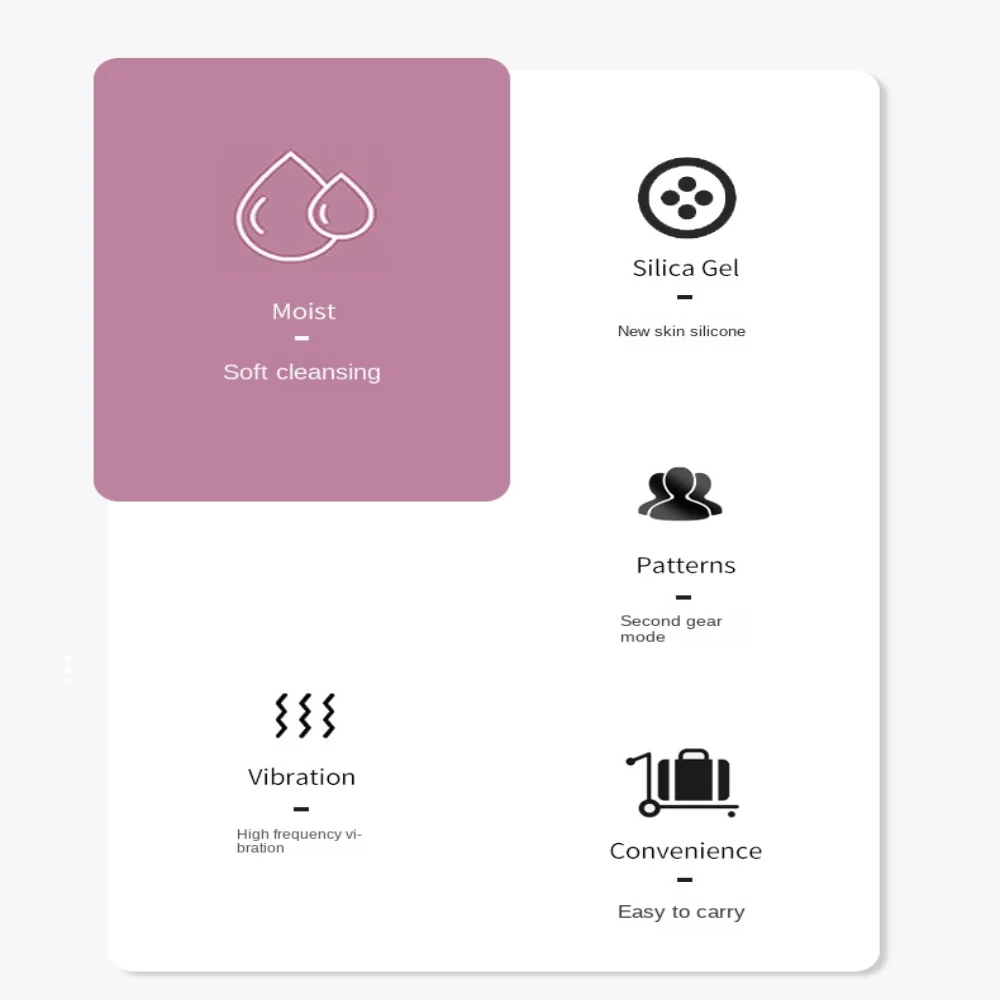 Wodoodporny elektryczny płyn do mycia twarzy Dwa tryby Wibrująca szczoteczka oczyszczająca „dwa w jednym” Miękki środek do usuwania zaskórników