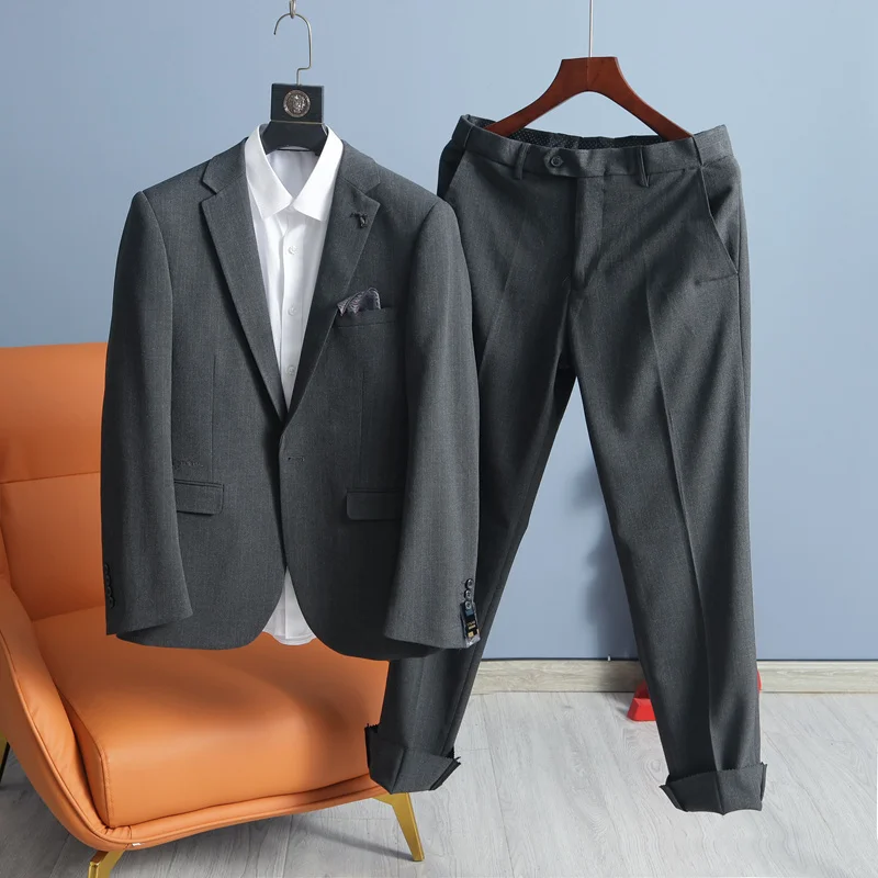 

Ультратонкие мужские шерстяные брюки премиум-класса из австралийской шерсти для деловых повседневных повседневных брюк