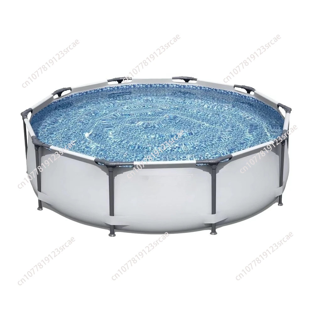 

56406 10 feet x 30 inches. Round swimming pool, outdoor above-ground family swimming pool