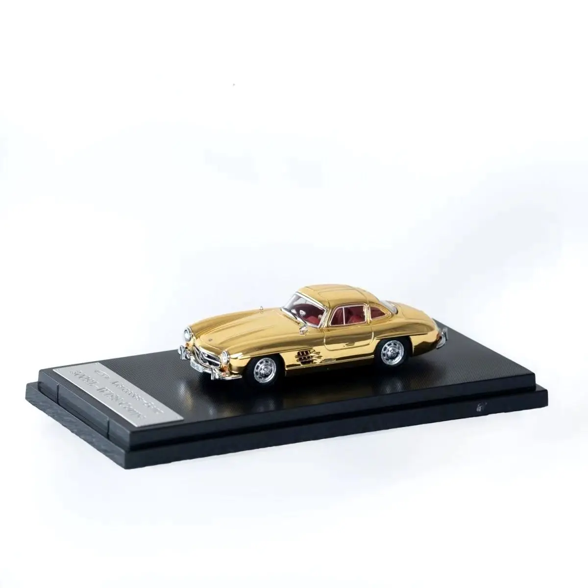 Seeker 1:64 First generation plated gold/Silver Bens Classic 300SL Alloy car model set Limited collection gift