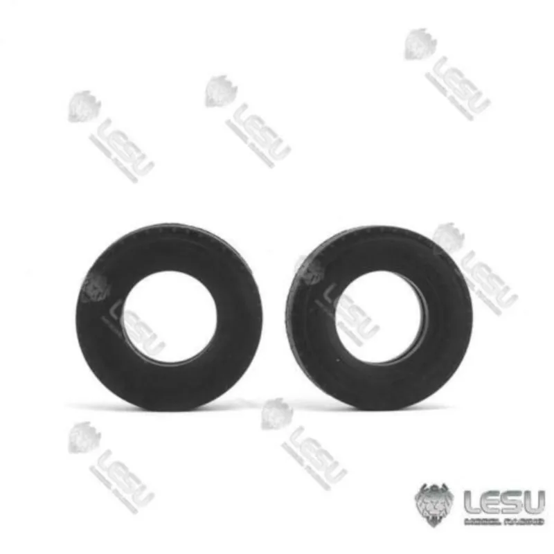 

Wheel Tires for 1/14 RC LESU A0020 Hydraulic Tamiyaya DIY Trailer Truck A0005 Model Spare Parts TH16940