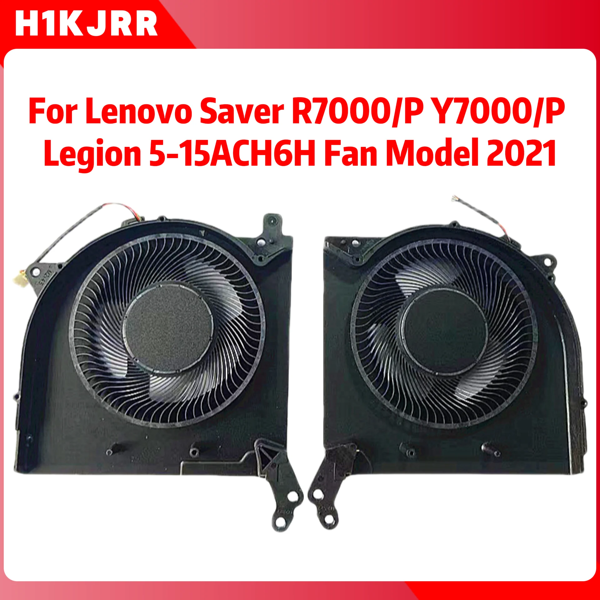 Original Laptop CPU GPU Cooling Fan Cooling Fan Cooler for Lenovo Saver R7000/P Y7000/P Legion 5-15ACH6H Fan Model 2021