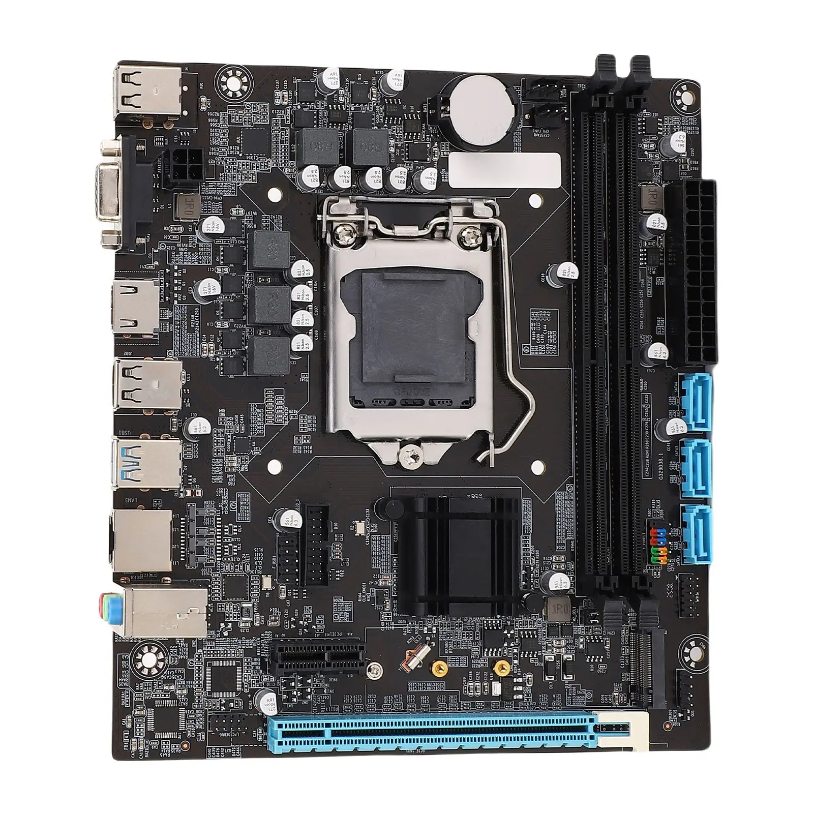 Motherboard 8 Layer PCB H110 HD Multimedia Interface Serial ATA 3.0 2 Channel DDR4 Motherboard VGA for Intel 6th/7th/8th Gen CPU