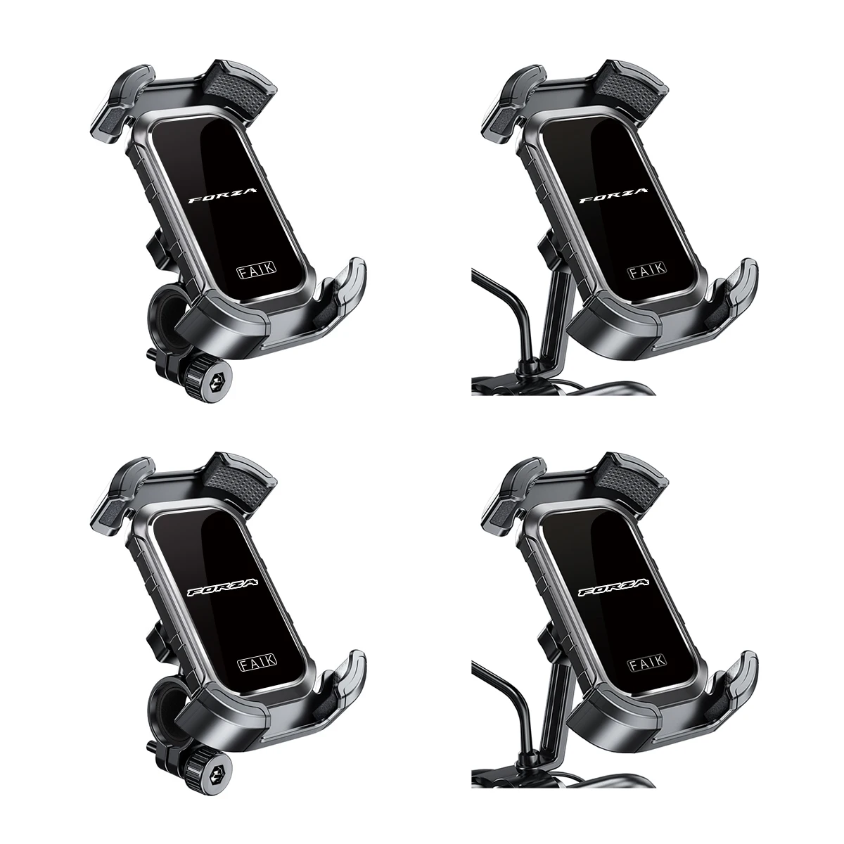 Support de téléphone portable pour Honda Forza, accessoires de moto, guidon, support GPS, 125, 250, 300, 350, 750