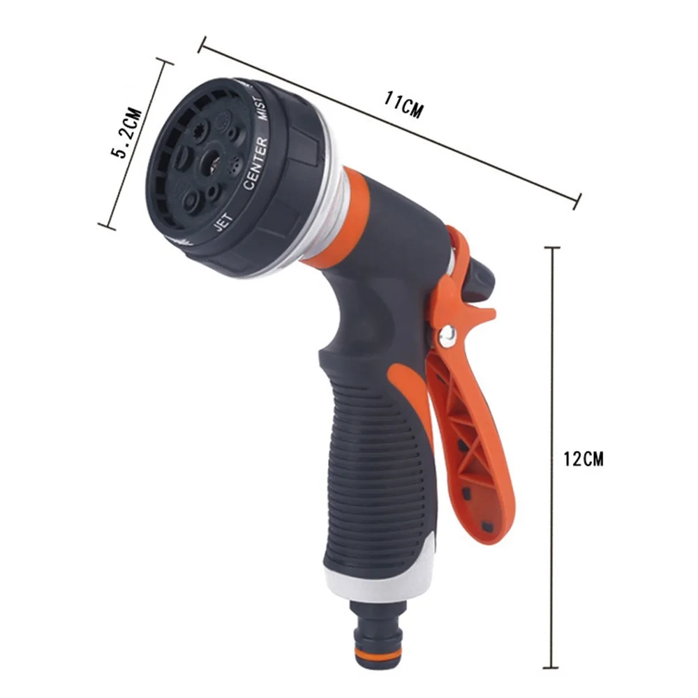 Watering Gun Garden Nozzle Hose Nozzle Adjustable Nozzle Water Gun Lawn Hose Multifunction Garden High Pressure Sprayer