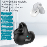 NEW S9 Ear Clip Headset Bluetooth Single Headphone HIFI Long Battery Life Wireless Earphone Water Proof Sports Headphones