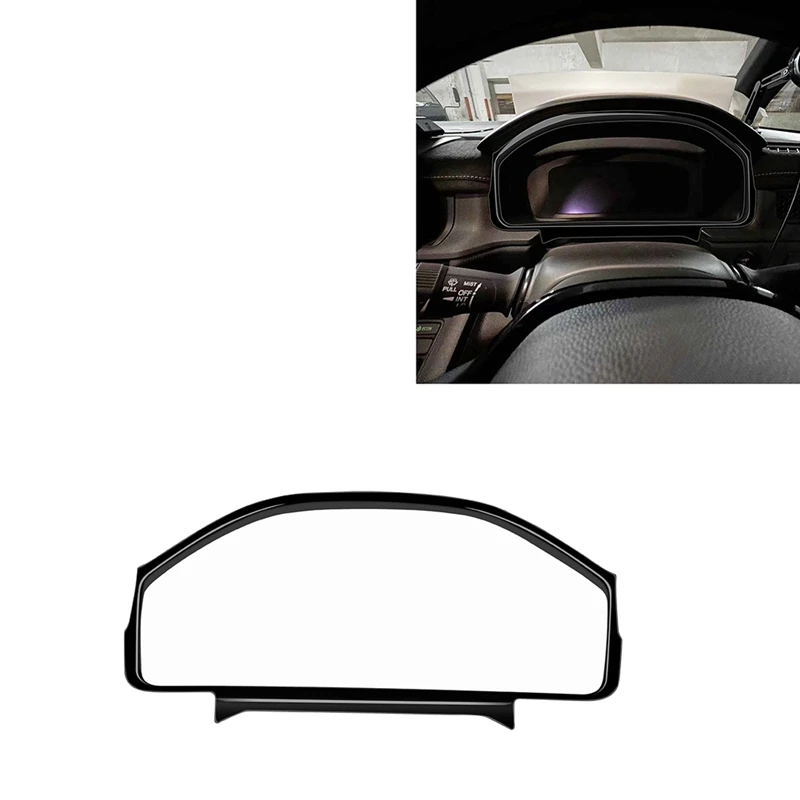 Dashboardpaneel Frame Autodashboard Snelheidsmeterpaneel Frame Decoratieve afdekking Instrumentversiering Sticker voor STEPWGN RP8 RHD,A