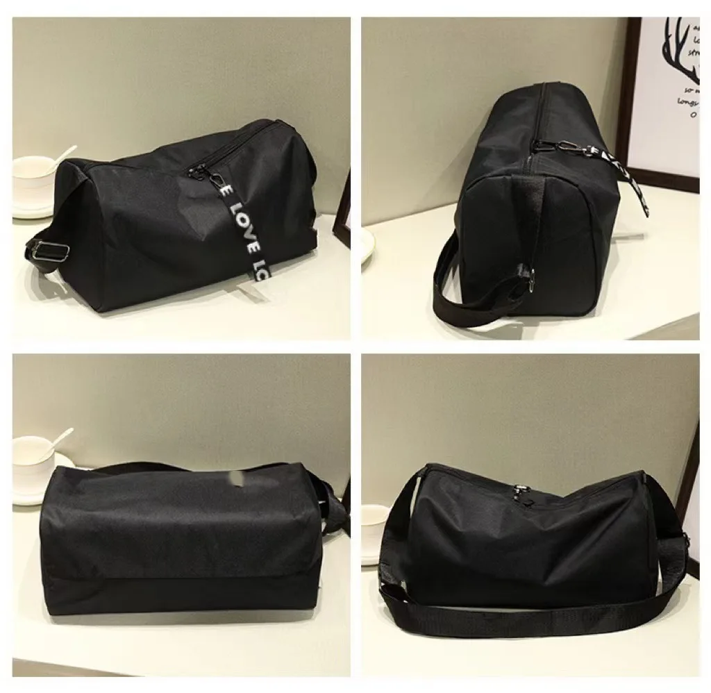 Herrentasche Sport Fitness Yoga Tasche Kurzreise Große Kapazität Einzel-Schulter Crossbody Gepäcktasche Leichtgewicht für Damen – Detail 4