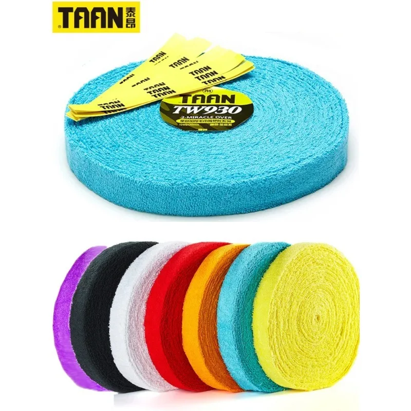 

TAAN 11,8 м 30 мм хлопковое полотенце, ручки для бадминтона, ракетка для бадминтона, поглощающая пот ракетка, накладки