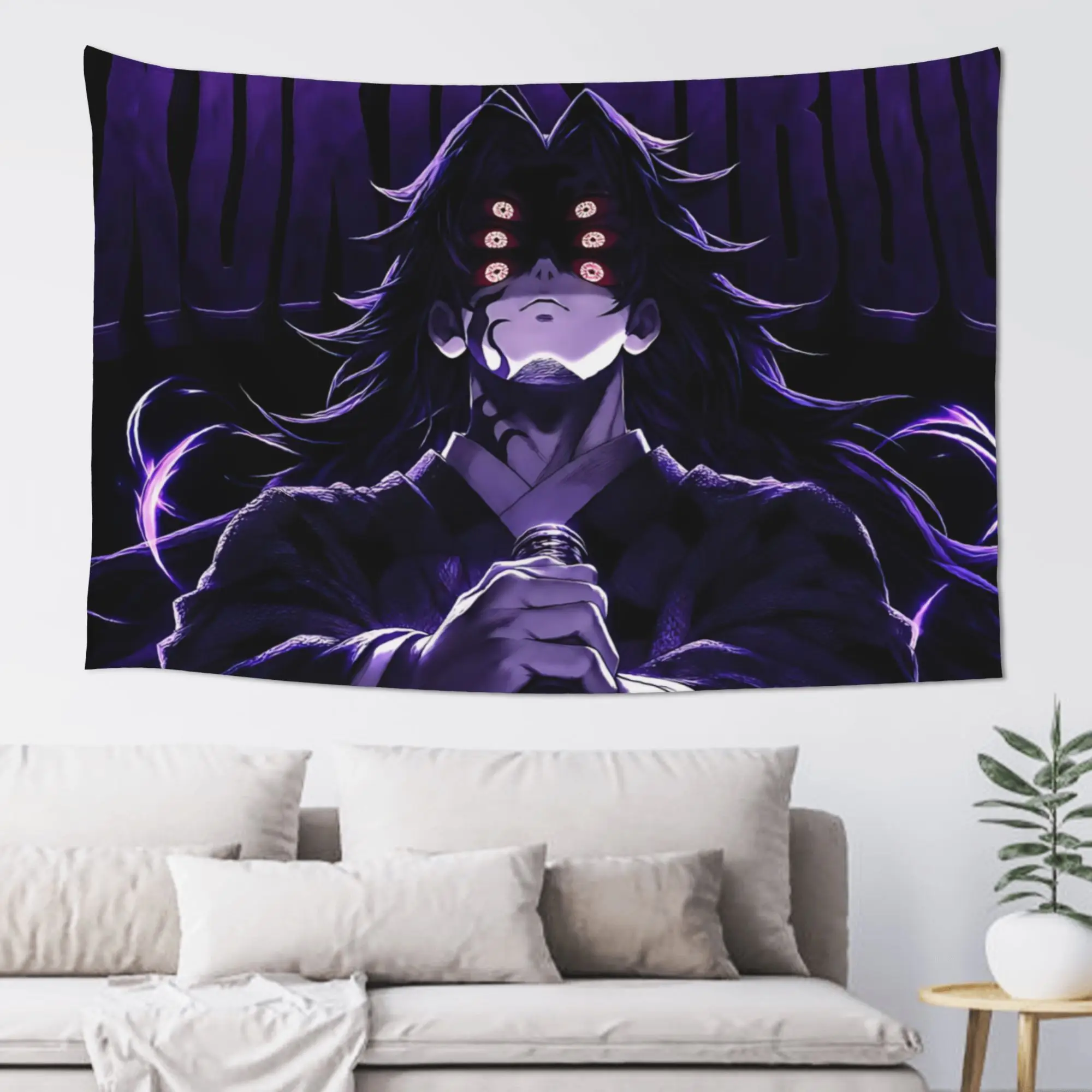 Customized Demon Slayer Cutecore Tapestry  Wall Hanging Blanket Tapestry Home Decor Items Wall Decorations