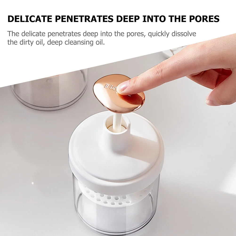 Gezichtsreiniging Foamer Handmatige schuimmaker Cup Bubbling Tool voor gezichtswaszeep Scheercrème Reizen Draagbaar huidverzorgingsapparaat