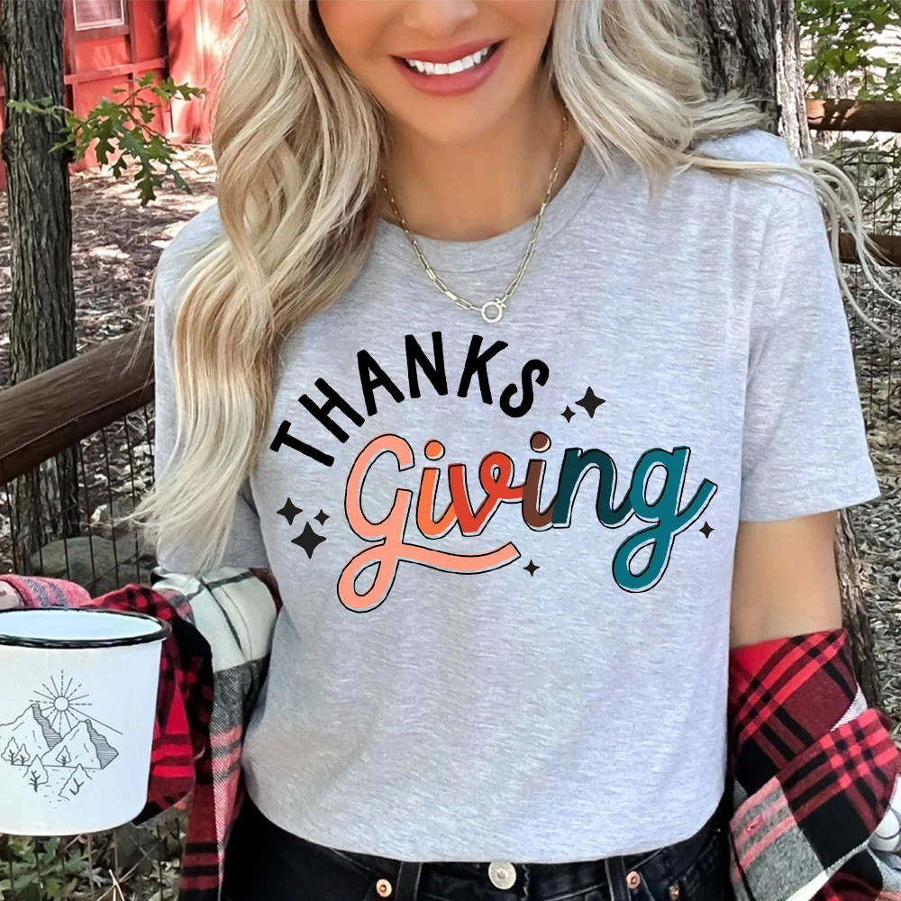 

Женская одежда на День Благодарения, счастливая женская одежда на День Благодарения, христианские подарки для женщин, 2024