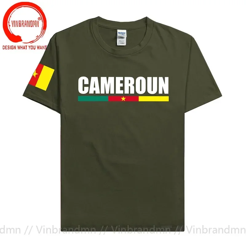 Cameroon Flag T Shirt Men Fashion 2024 Jersey Nation Team T-shirt Clothing Tees Country Sporting CMR Cameroun Cameroonian tshirt